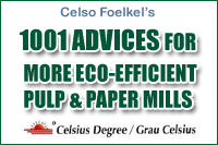 Celso Foelkel's 1001 Advices for more Ecoefficient Pulp & Paper Mills / 1001 maneras de hacer su f�brica de celulosa y papel m�s ecoeficiente / Grau Celsius / Celsius Degree